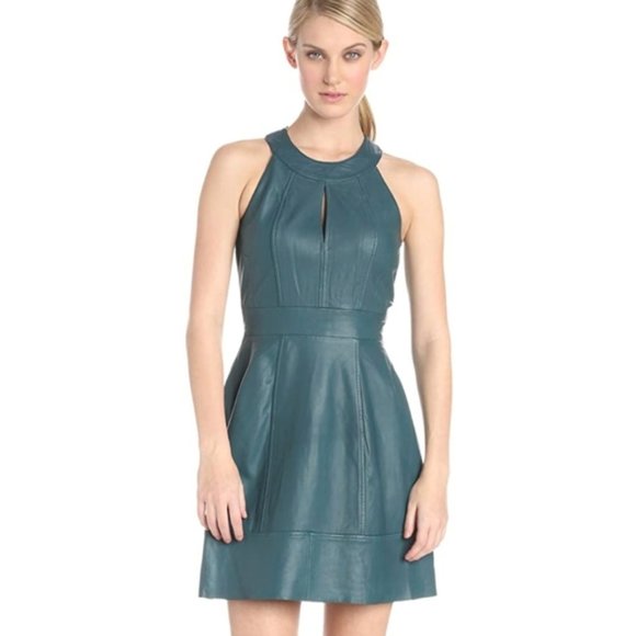 French Connection Genuine leather dress - Picture 1 of 7